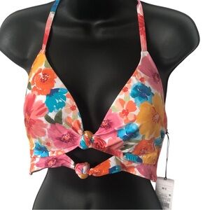 Shade & Shore Lightly Lined Bikini Top Size 36C